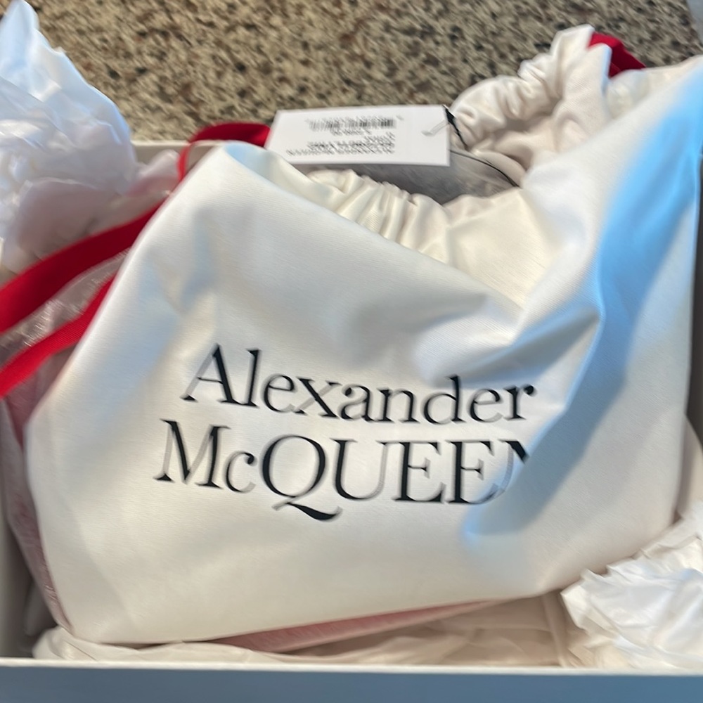 Alexander McQueen Jeweled PVC Shoulder Bag - Picture 4 of 15